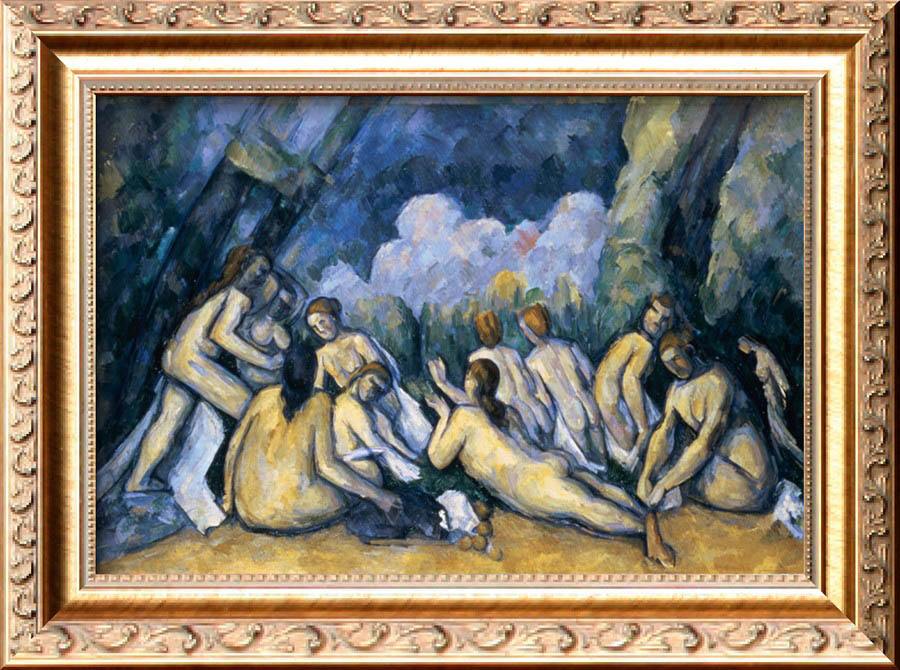 The Large Bathers, circa 1900-05 - Paul Cezanne Painting